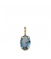 Colgante Selene Oro 18K Aguamarina