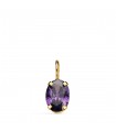 Pendentif Selene Or 18K Améthyste
