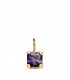 Pendentif Bella Or 18K Améthyste | pendentif femme or | pendentif pierre améthyste et or