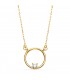 Gargantilla Meraki Oro 18K Círculo, gargantillas de moda - collares mujer