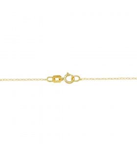 Cierre cadenilla del Collar Mujer Oro 18K Aro 42 cm