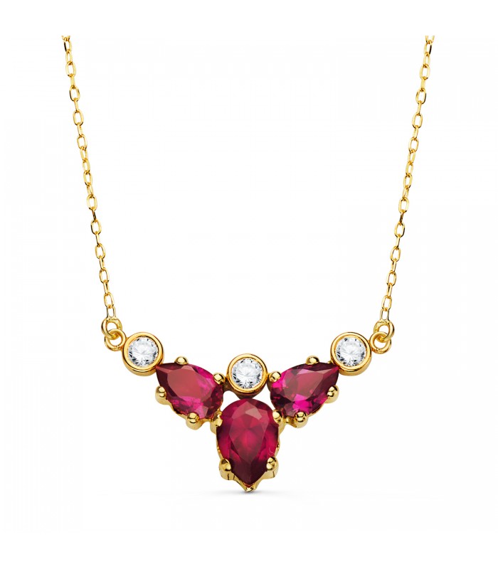 Collier Femme Or Jaune 18K Loire | pendentif femme
