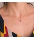 Pendentif Selene Or 18K Améthyste | pendentif pour femme  | pendentif or | bijoux femme or