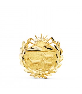 Insignia Veterinario Oro 18K - Pin profesiones - carreras universitarias - emblema, escudo de oro - Regalos veterinarios