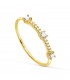 Bague Femme Or Jaune 18K Wish | bague pour femme or 18 carats et zircons