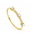 Bague Femme Or Jaune 18K Wish