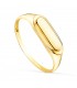 Chevalier da donna Arc in oro giallo 18K | Anello personalizzabile con incisione