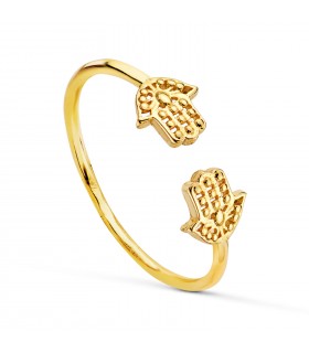 Ring Gold 18K /750er Hand der Fatima 19634