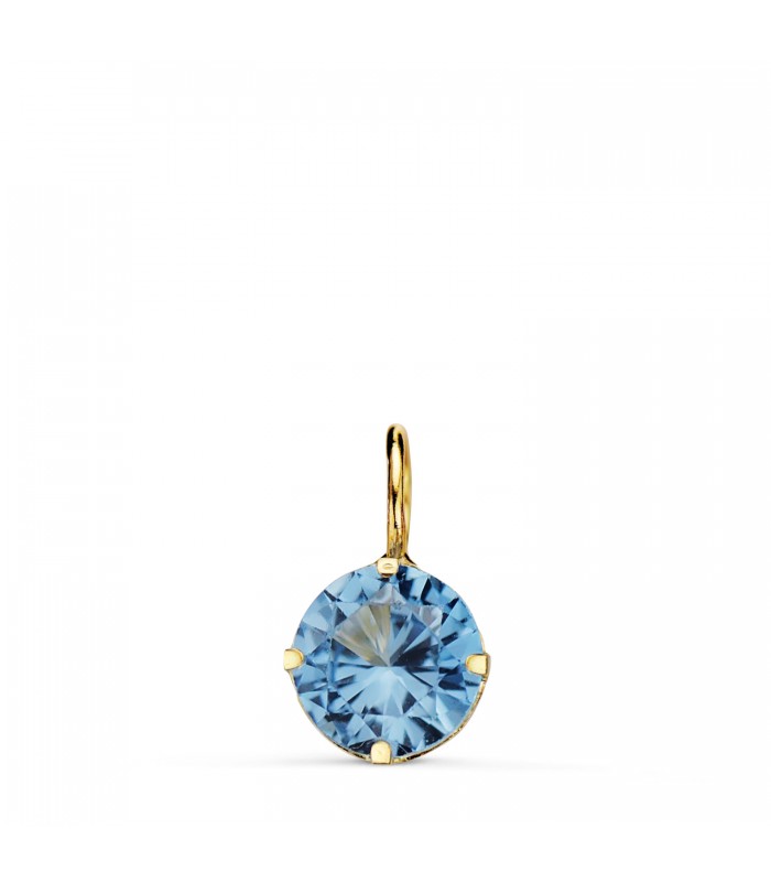 Colgante Enola Oro 18K Aguamarina | Colgantes de mujer, piedras colores