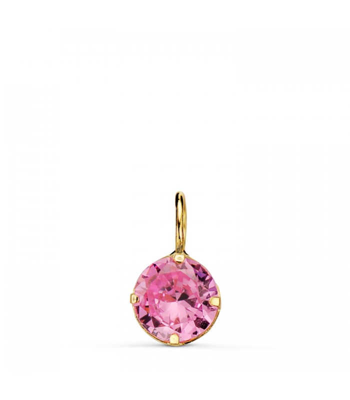Pendentif Enola Or 18K Rose | pendentif femme or | pendentif or pierre