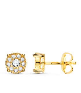 Pendientes Meena Diamantes 0.365 Qts Oro 18K | joyería online, comprar dormilonas diamantes