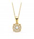 Gargantilla Meena Diamantes 0.180 Qts Oro 18K | collar con diamantes