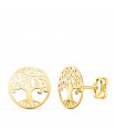 Orecchini albero della vita 18kt 10mm