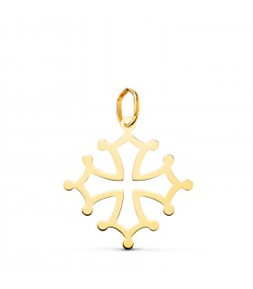 Anhänger 750 Gold Tolosanerkreuz 21 mm – christliches Symbol und Schmuck online kaufen