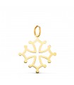 Ciondolo Croce di Occitania 21mm Oro 18kt