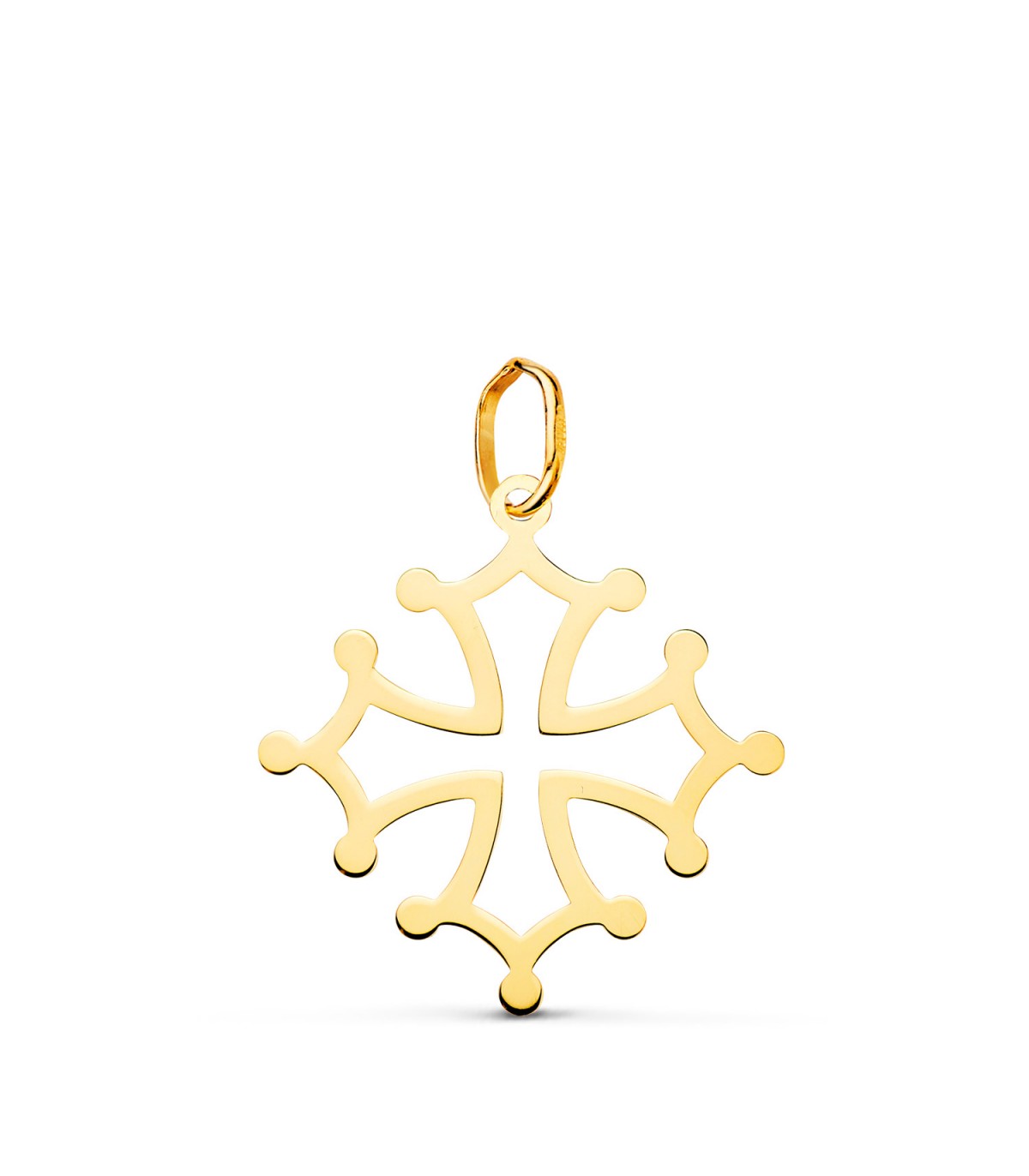 Anhänger 750 Gold Tolosanerkreuz 21 mm – christliches Symbol und Schmuck online kaufen