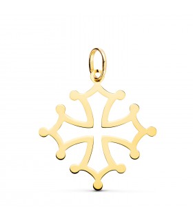 Anhänger 750 Gold Tolosanerkreuz 26 mm – christliches Symbol und Schmuck online kaufen