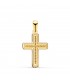 Croix Billes Or Jaune 18K 19mm | croix or jaune 18 carats | croix en or | croix pour homme| croix pour femme