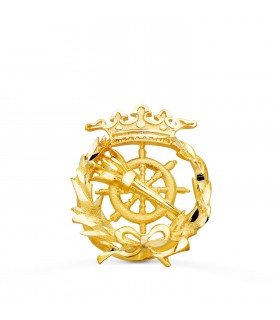 Insignia Ciencias políticas Oro 18K - Pin profesiones - carreras universitarias - emblema, escudo de oro