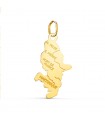 Colgante Isla Martinica Oro 18K 22mm