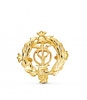 Broche Agent commercial Or 18K