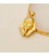 Colgantes para hombre, colgante con figura de tutankamon - Joyas de hombre 18 kilates