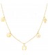 Gargantilla de oro 18K Lucky Charm