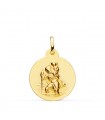 Anhänger St. Christophorus 18 Karat Medaille P8090-020