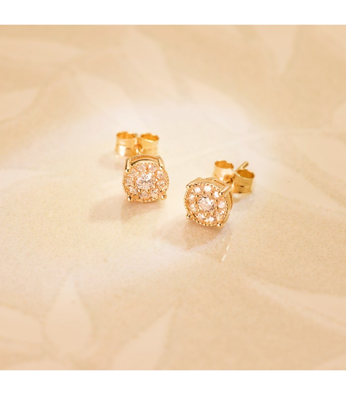 Boucles d'oreilles Meena Diamants 0.364 Ct Or 18K