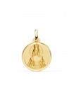 Medaille Heilige Barbara 18K Gelbgold