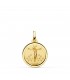 Medalla Cristo de la Laguna Oro 18K Bisel 16 mm de Tenerife, Islas Canarias
