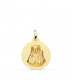 Medaille Heilige Lucia 18K Gelbgold P8058-018