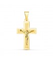 Anhänger Kreuz mit Jesus 750 Gold P4303