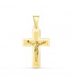 Croix avec Christ en or 18 K 25 mm