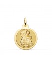 Jungfrau der Hilflosen Medaille 18K Gelbgold P3100-820