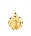 Jungfrau del Pilar Medaille 18K Gold P3060-322