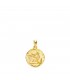Medalla Bautizo de oro 18k. Colgante angelito 16mm - Regalos originales bebé
