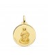Medalla Virgen Inmaculada Oro 18K 22mm Bisel - Nuestra señora inmaculada concepción - medallas de vírgenes