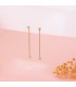 Kettenohrringe für Damen – Lange Ohrringe mit Goldkette, Party-Ohrringe.