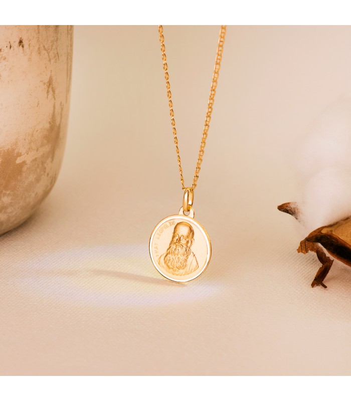 Medaglia San Leopoldo Oro 18kt 18mm