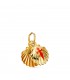 Colgante concha doble 18 Ktes
