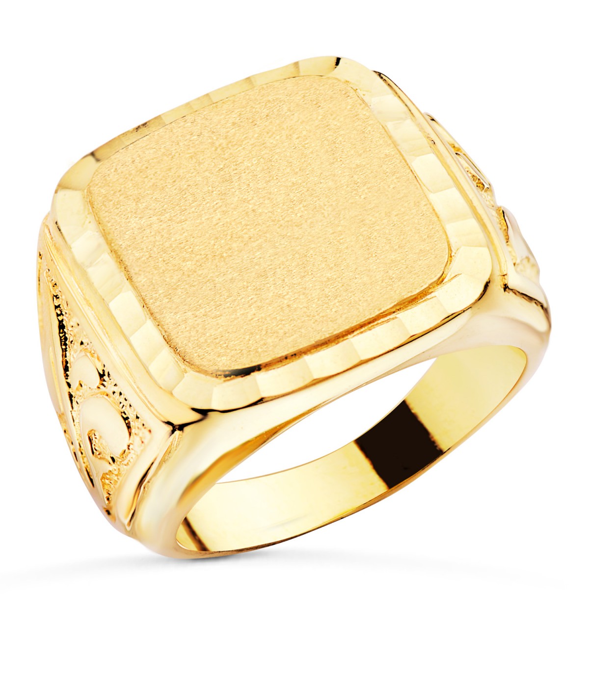 Sello hombre Oro 18K Teo macizo - anillos de oro para hombre - joyería online