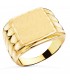 Sello hombre Oro 18K Arnau macizo - anillos de oro para hombre - joyería online