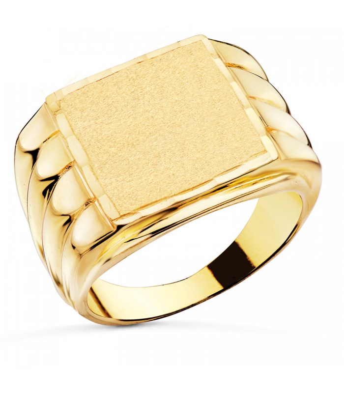 Sello hombre Oro 18K Arnau macizo - anillos de oro para hombre - joyería online