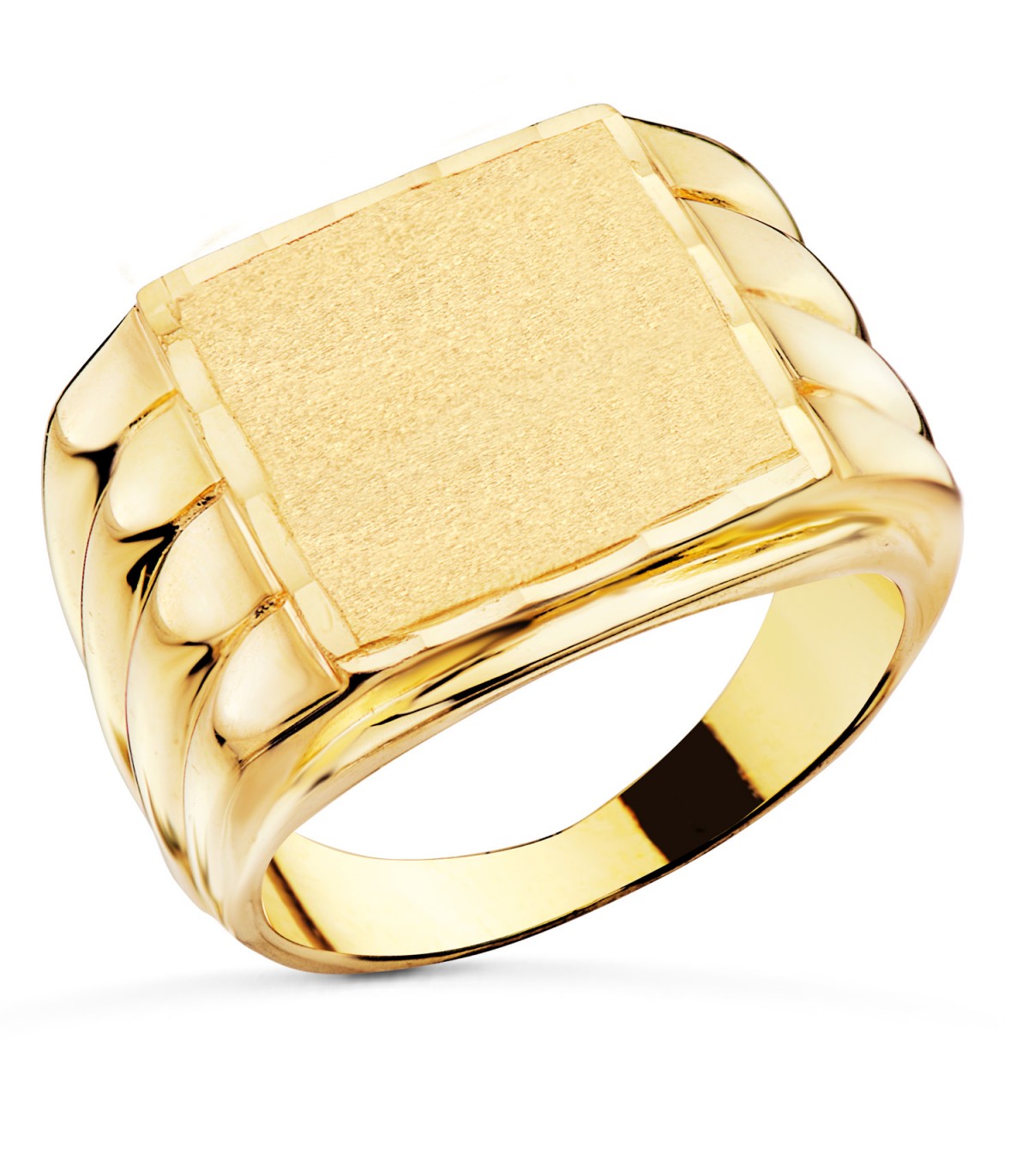 Sello hombre Oro 18K Arnau macizo - anillos de oro para hombre - joyería online