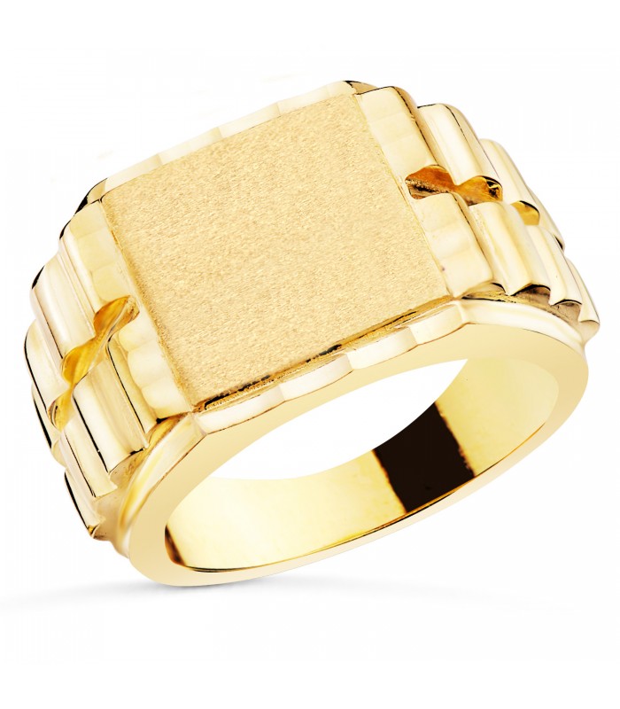 Sello Rolex, Sello de hombre Oro 18K Eloi macizo - Joyas para hombres