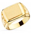 Sello hombre Oro 18K Abraham macizo