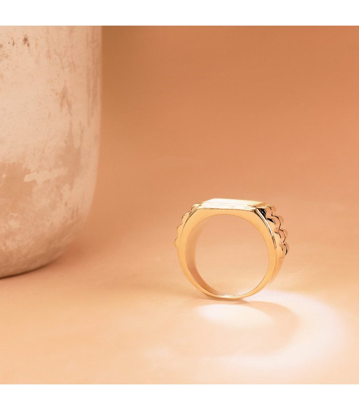 Chevalière homme Or 18K Eloi massif