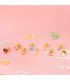 Orecchini bambina oro con motivi portafortuna, fiore, turchese, coccinella - Idee regalo nascita
