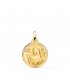 Medalla Santa Rita Oro 18K 16mm Borde - Santa Rita de Casia - patrona